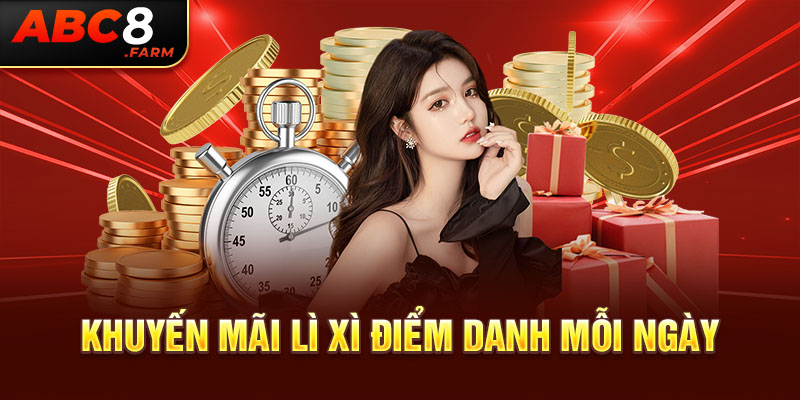 Khuyến mãi lì xì điểm danh mỗi ngày