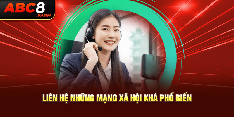 Liên hệ những mạng xã hội khá phổ biến